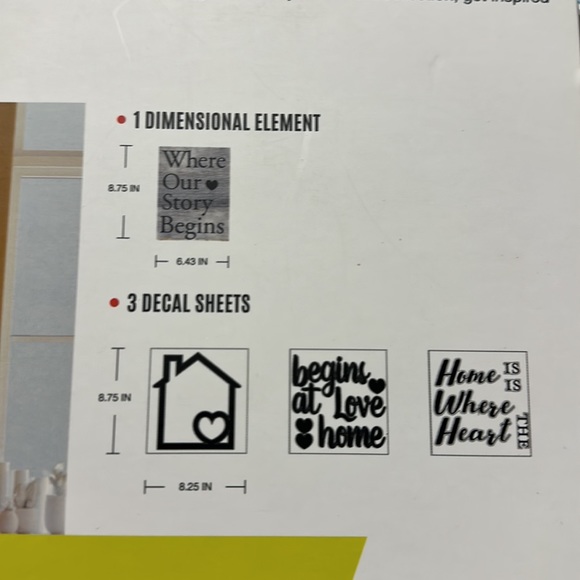 15 piece faux wood sign - Picture 2 of 3